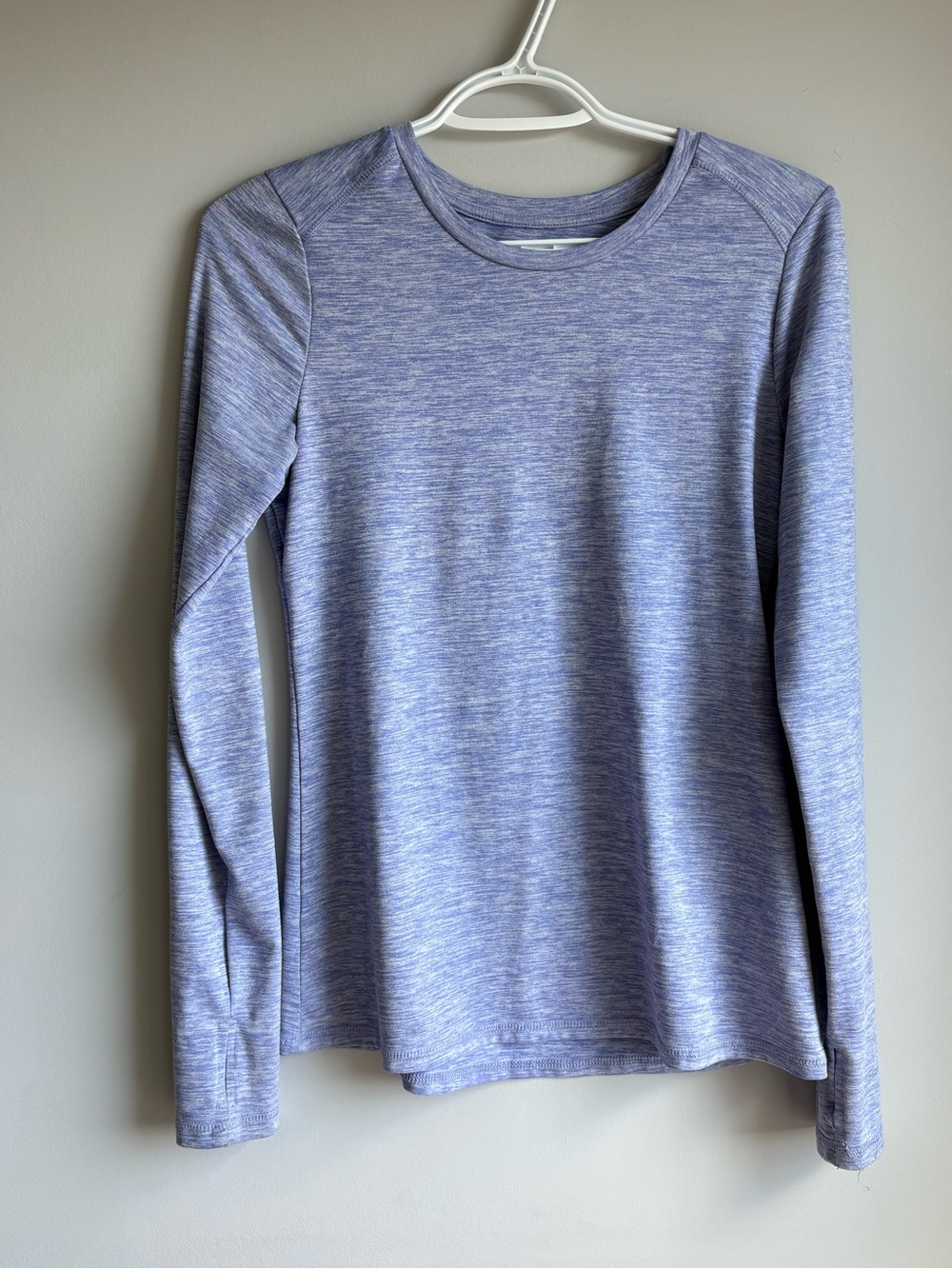 Skechers Long Sleeve Heathered Lavender Performance Tee